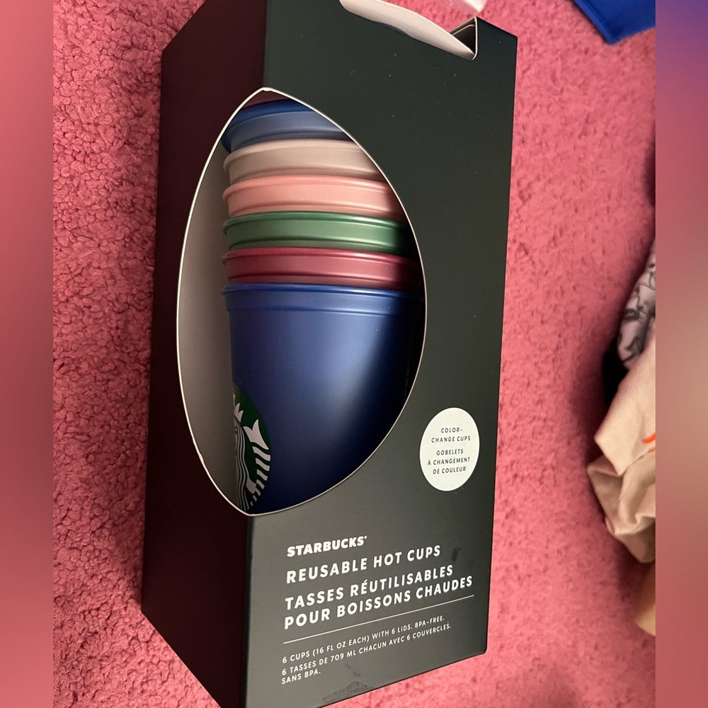 Starbucks color changing cups